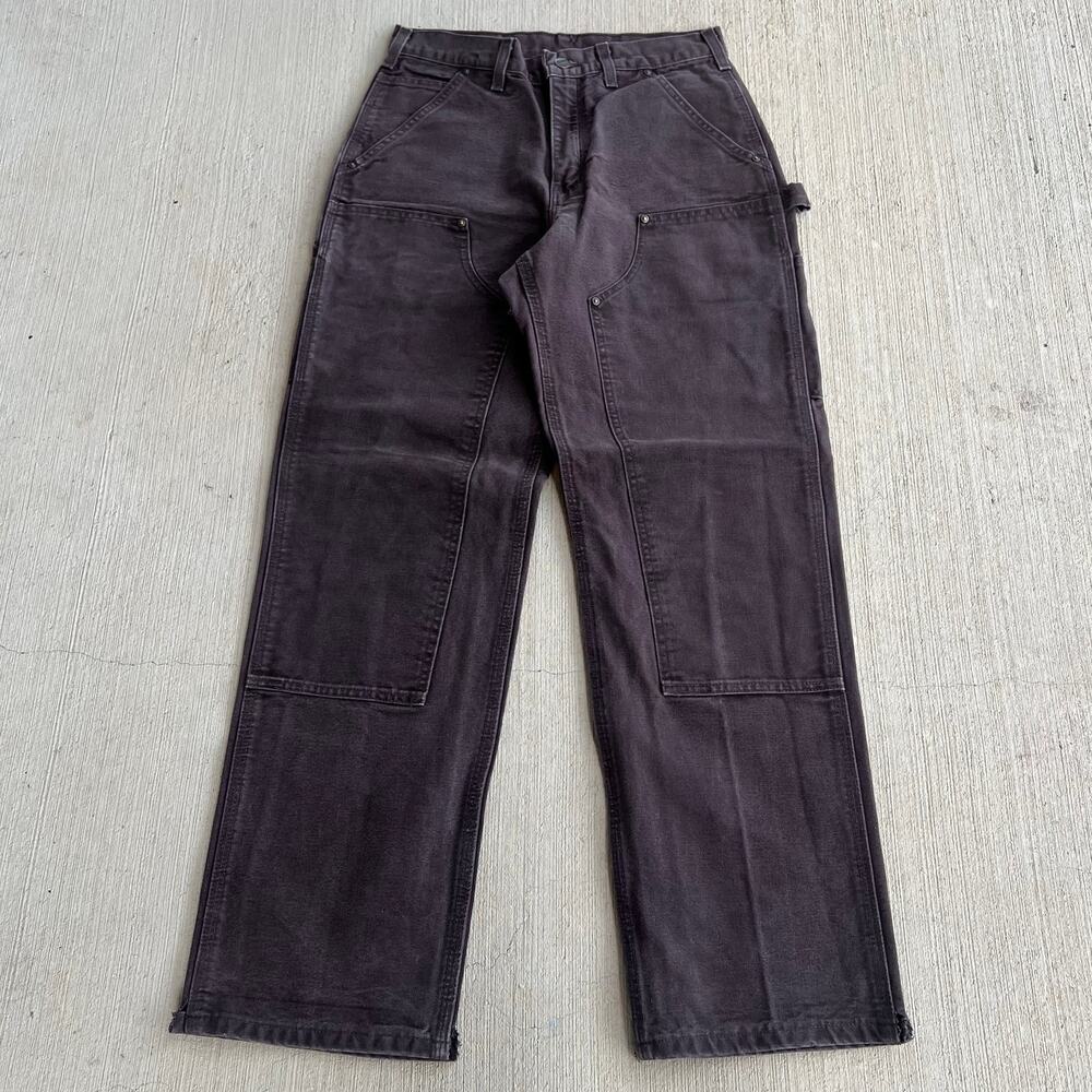 Carhartt B136 DKB brown double knee work wear carpenter pants